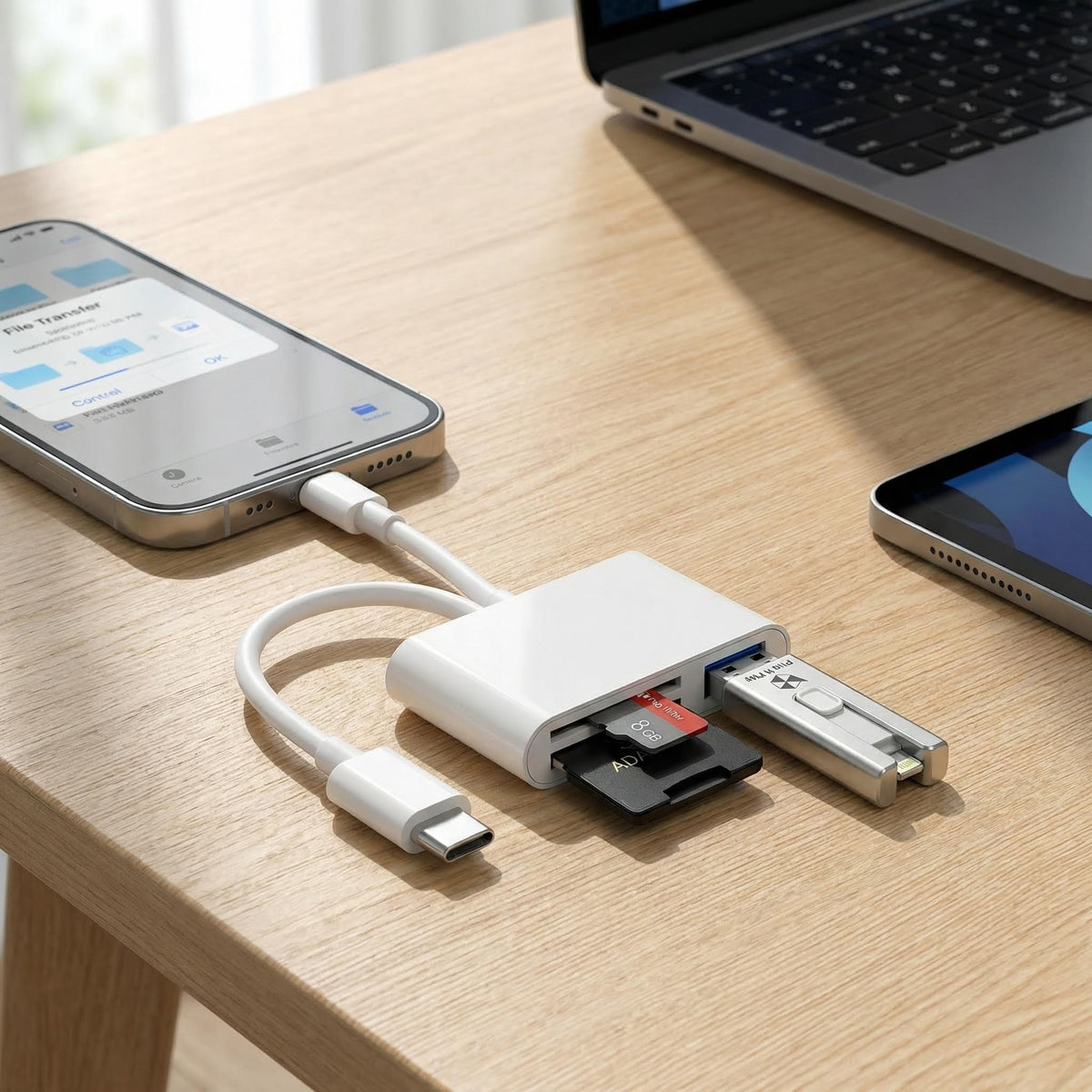 Multi Card Reader for Phone and PC