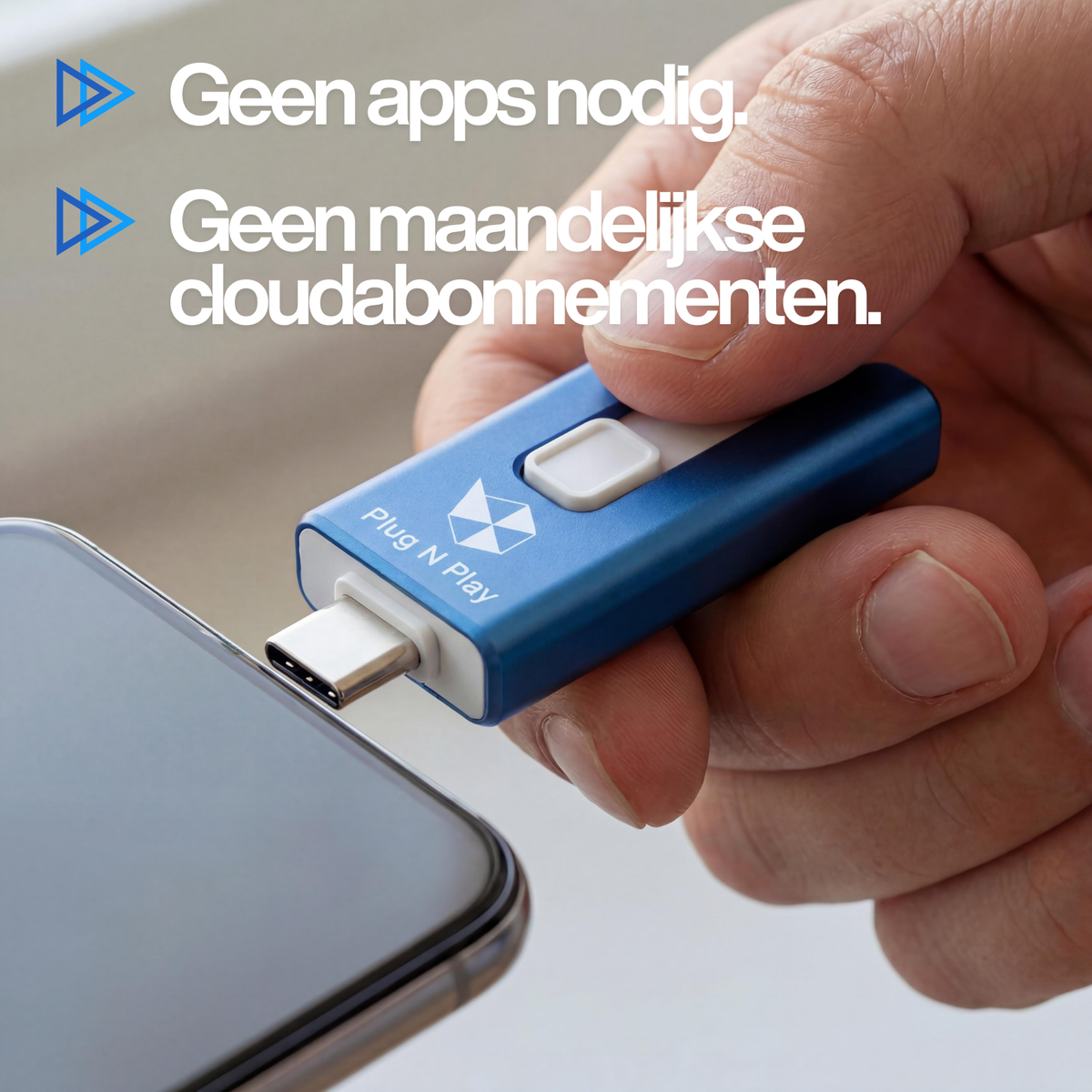 Snapstick Pod SnapStick 4-i-1 USB-stick til Telefon – Plug N Play