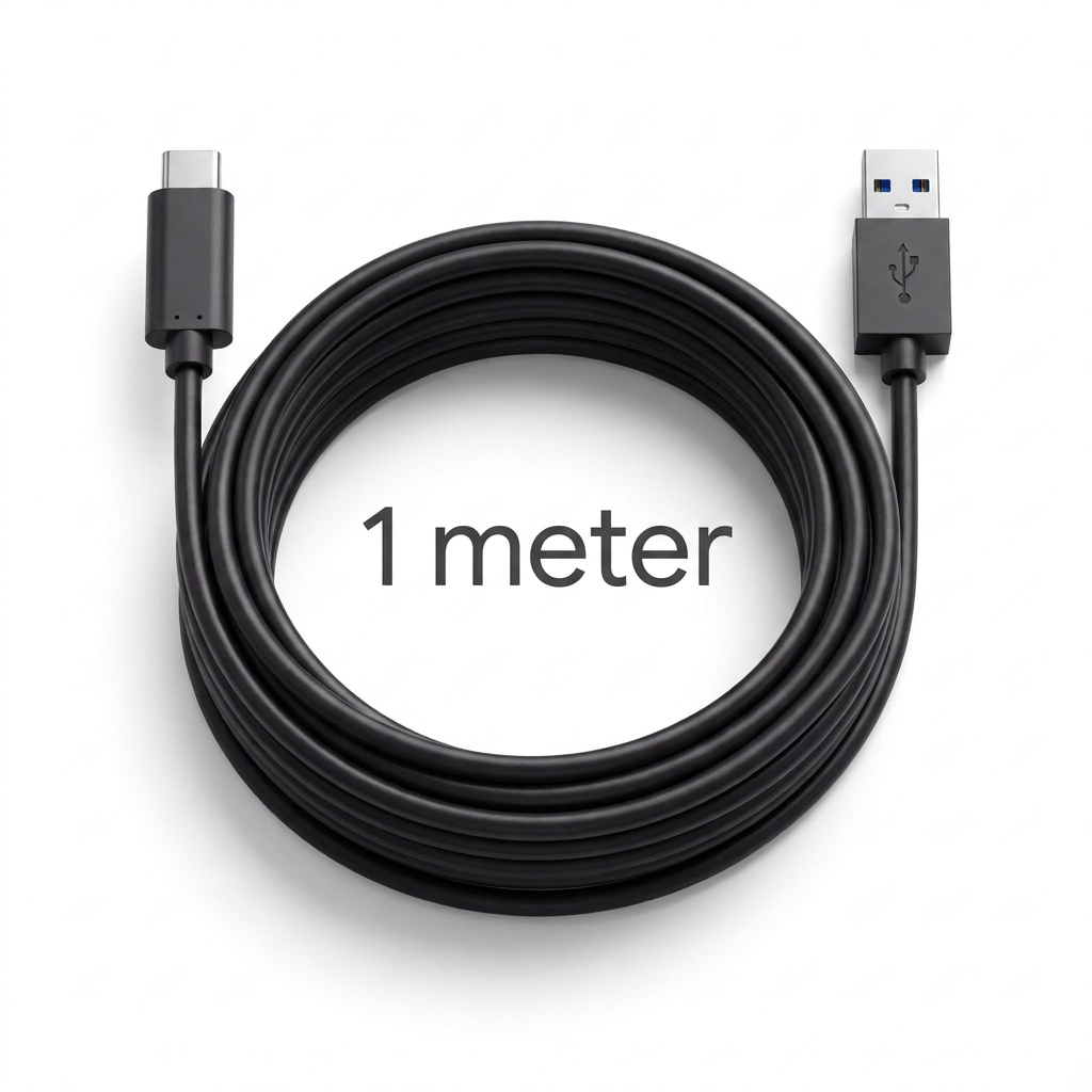 Ekstra langt USB-C-kabel — 1 m bevægelsesfrihed