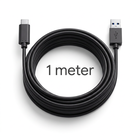 Ekstra langt USB-C-kabel — 1 m bevægelsesfrihed