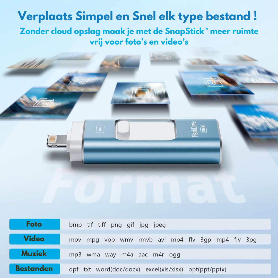 SnapStick™ Mobile Storage