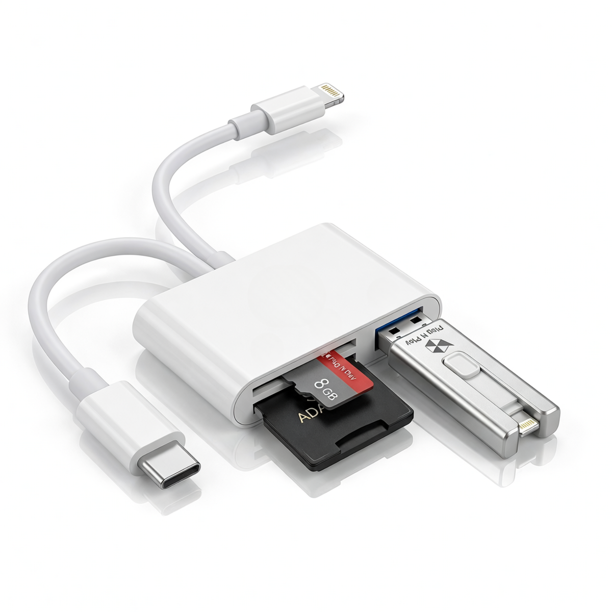 Multi Card Reader for Phone and PC